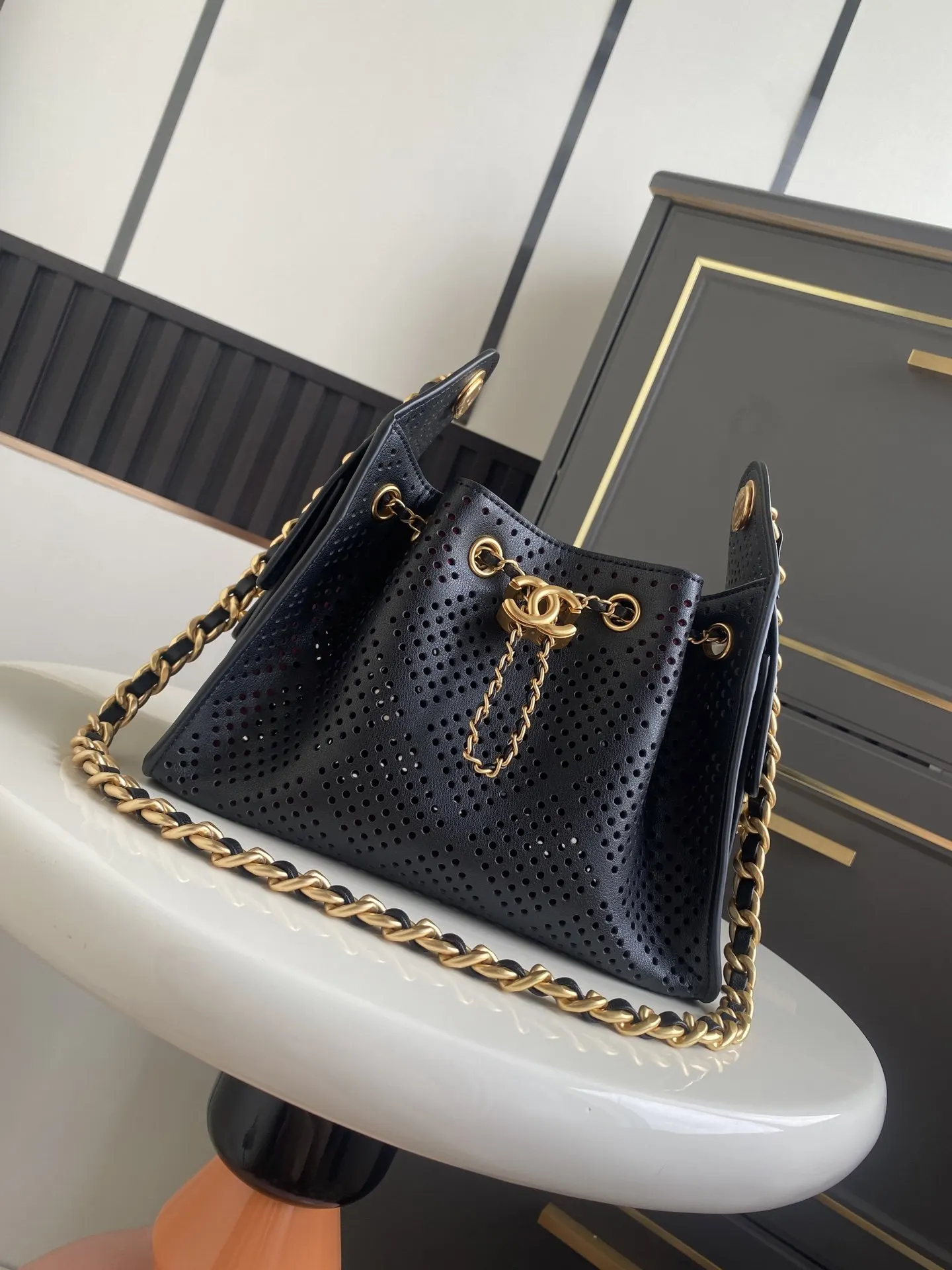 CHANEL Hobo 小牛皮 腋下包 复古腋下背款