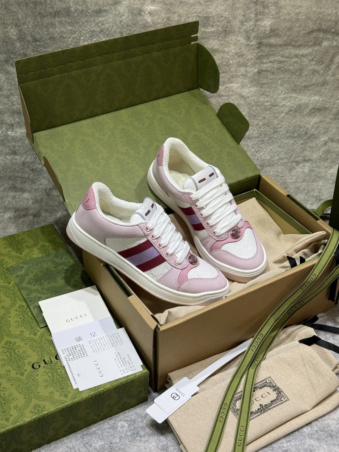 Gucci Logo casual sneakers, all-match 67