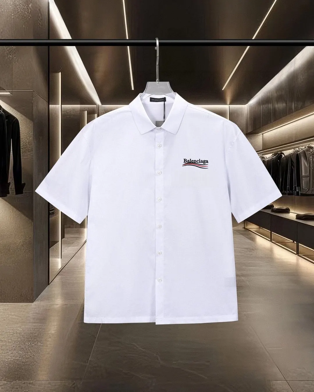 Balenciaga 2026SS Logo Letter Short Sleeve T-Shirt Street Casual