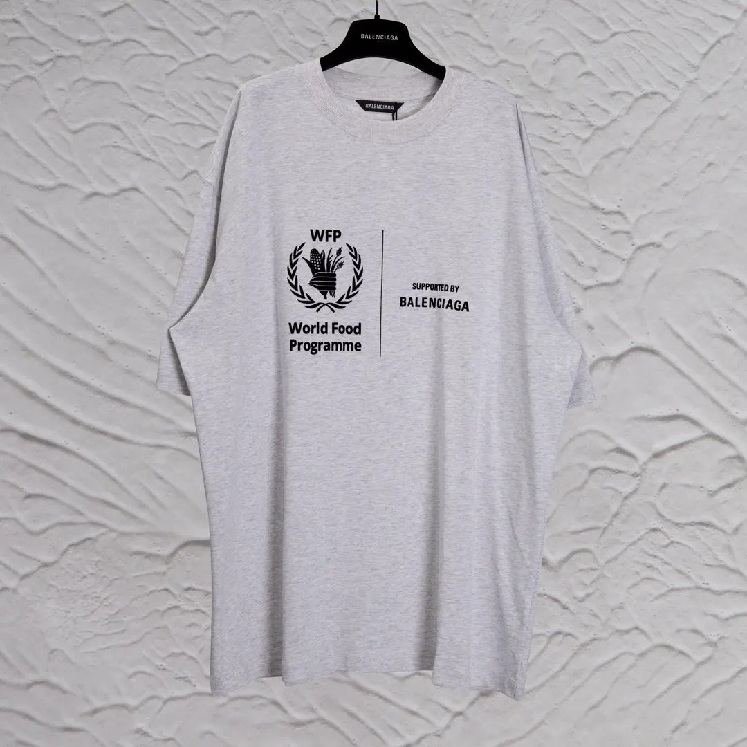 Balenciaga Logo Short Sleeve T-Shirt Street Casual
