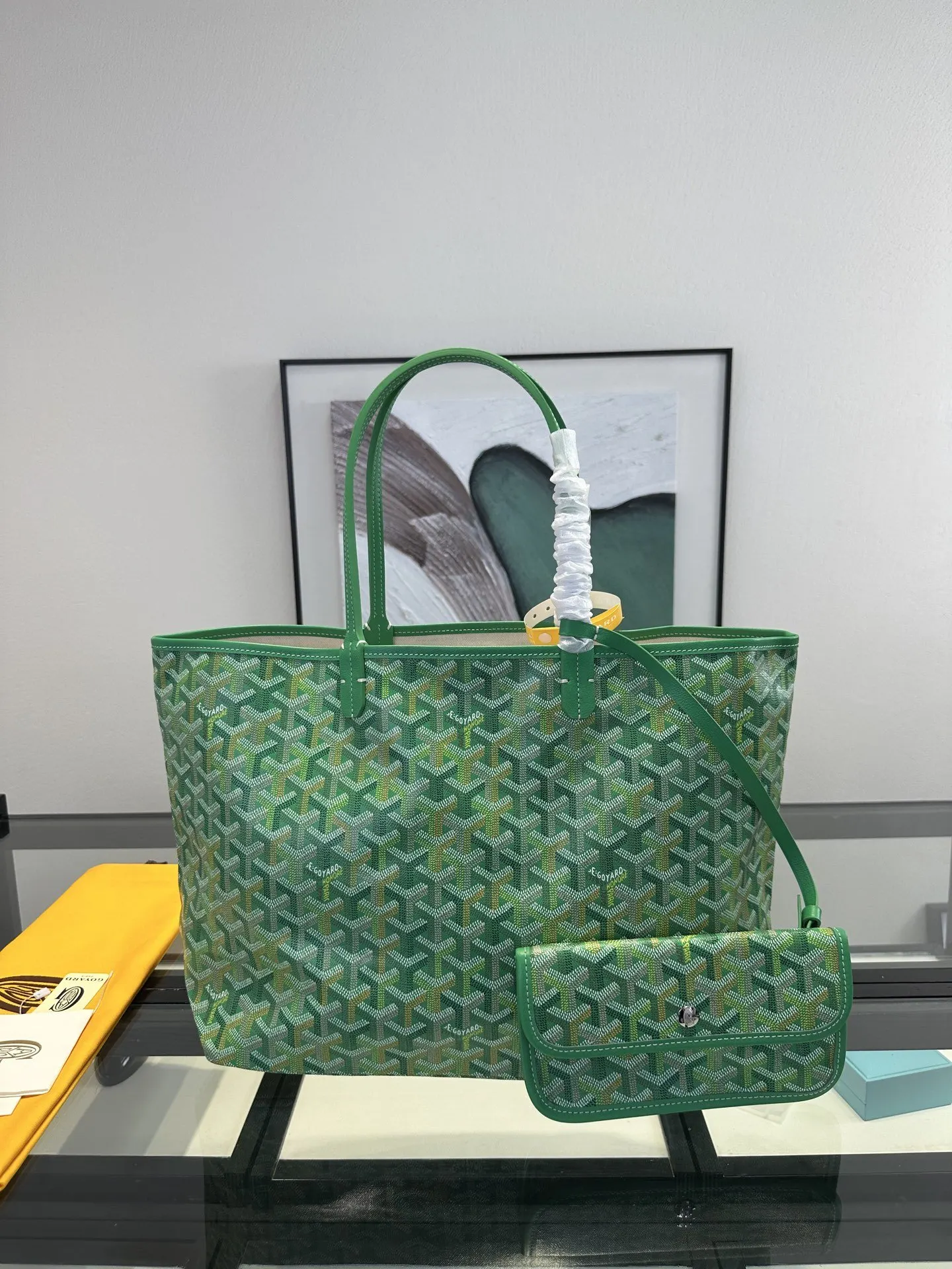 Goyard 戈雅 托特包购物袋 四季炫彩限定色 草地綠 大容量托特款