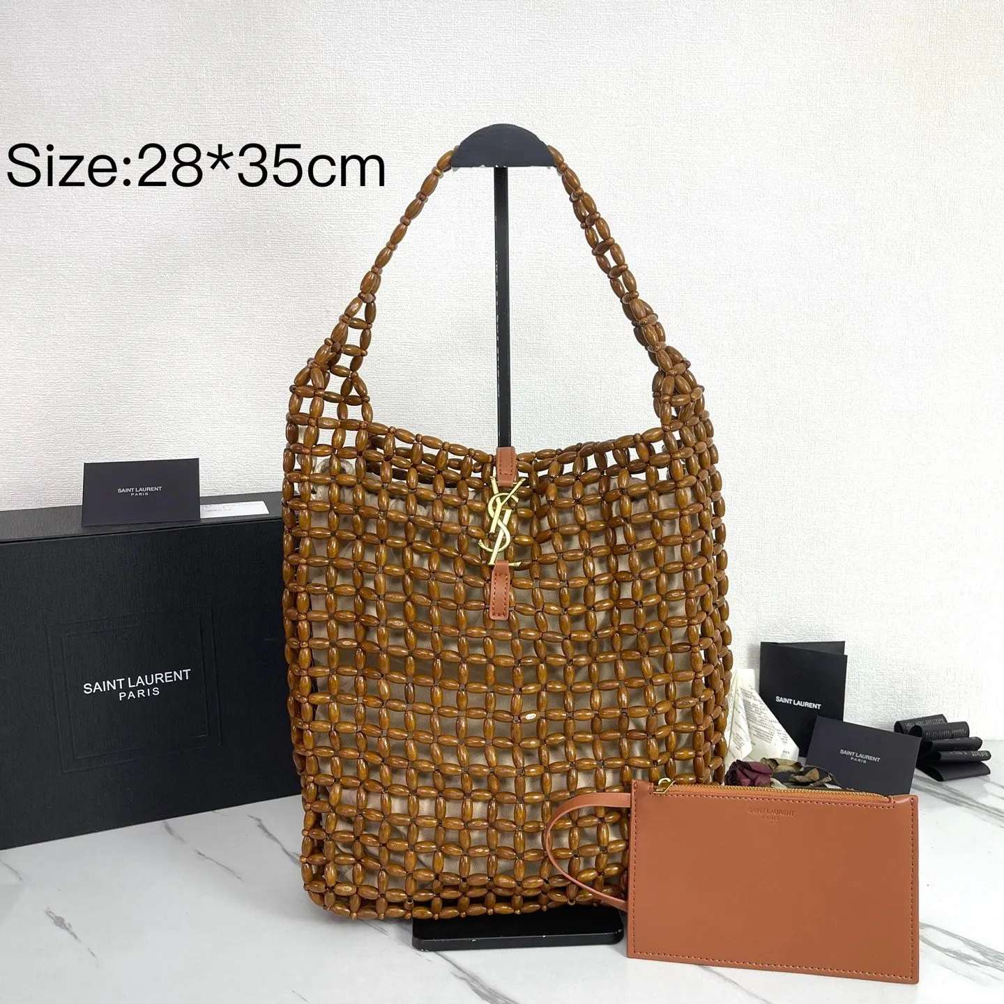 YSL Hobo 皮革 镂空感夏天背自带清凉 编号 腋下包 復古腋下背款