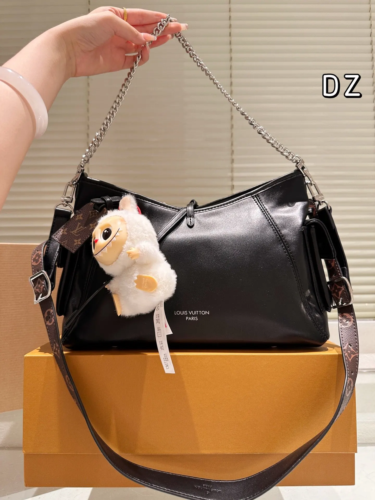 CarryAll 牛皮 盒 CARRYALLDARK 斜背包 輕便斜挎款