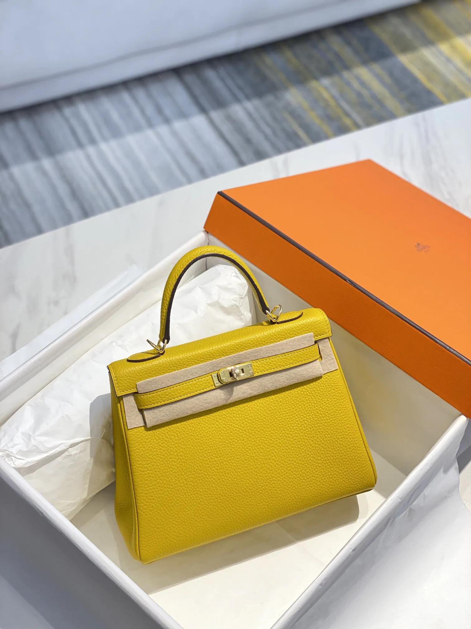 Hermes Kelly Togo牛皮 手提包 25cm 經典款