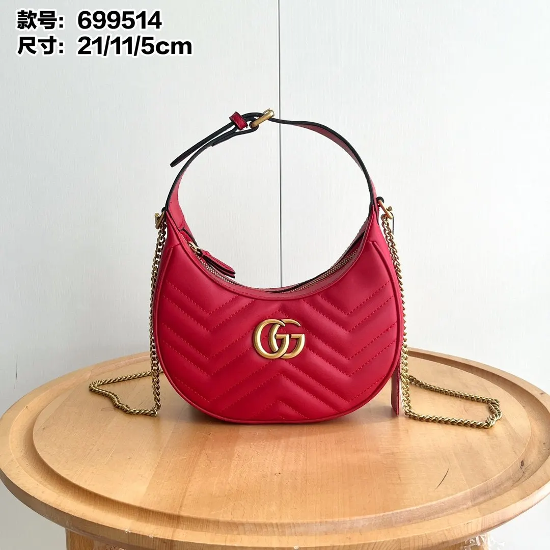 Gucci Marmont 絎縫皮革錢包 日常收納款