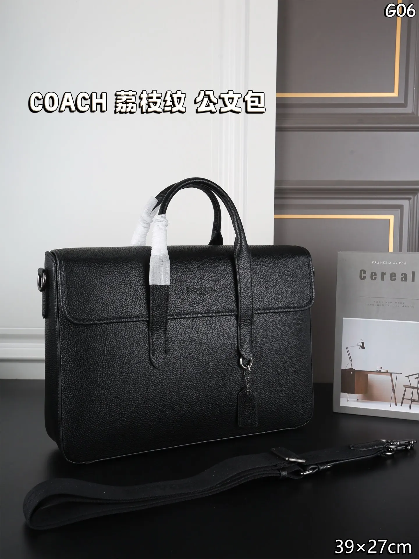 Briefcase Business Commuter Leather