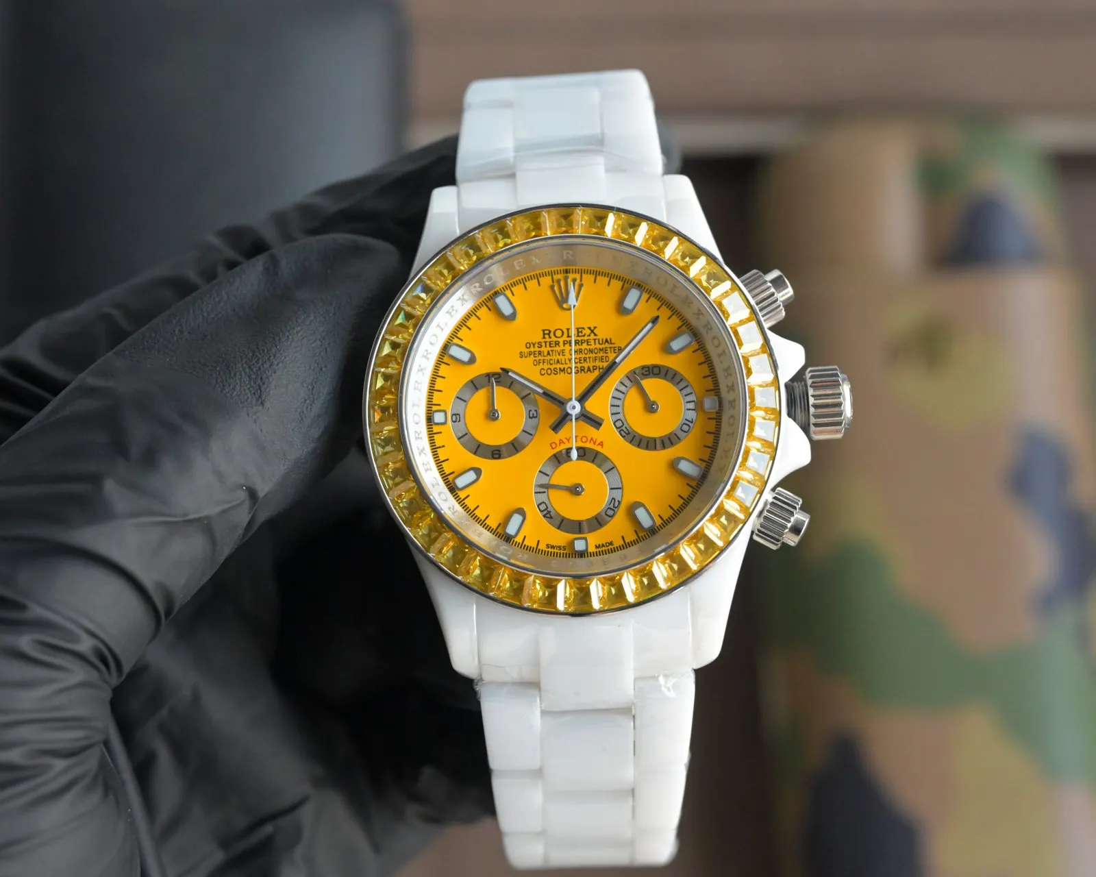 Rolex 劳力士 迪通拿系列 陶瓷表壳 尺寸 矿物质镀 手