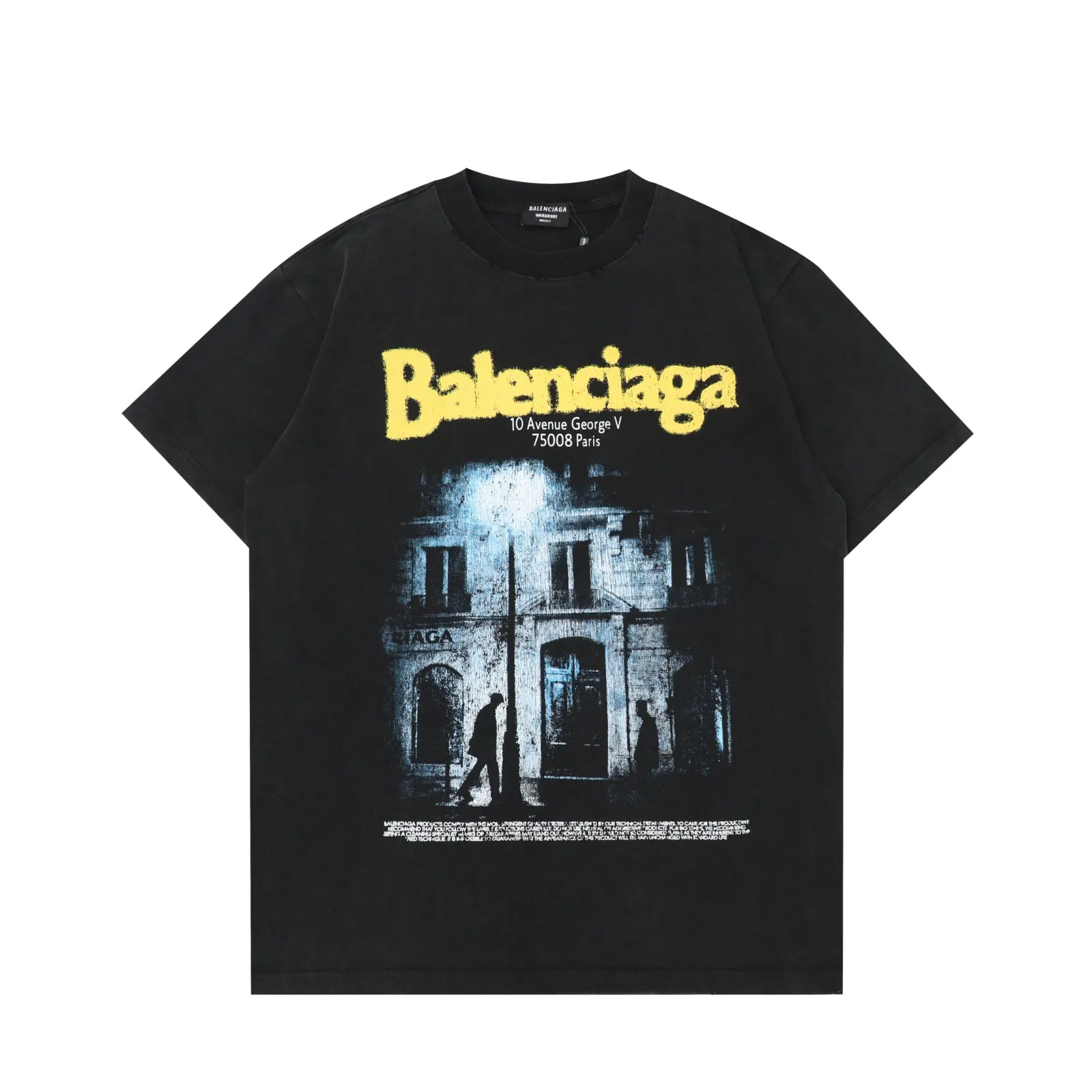 Balenciaga 純棉 短袖T恤 宽松休閒款