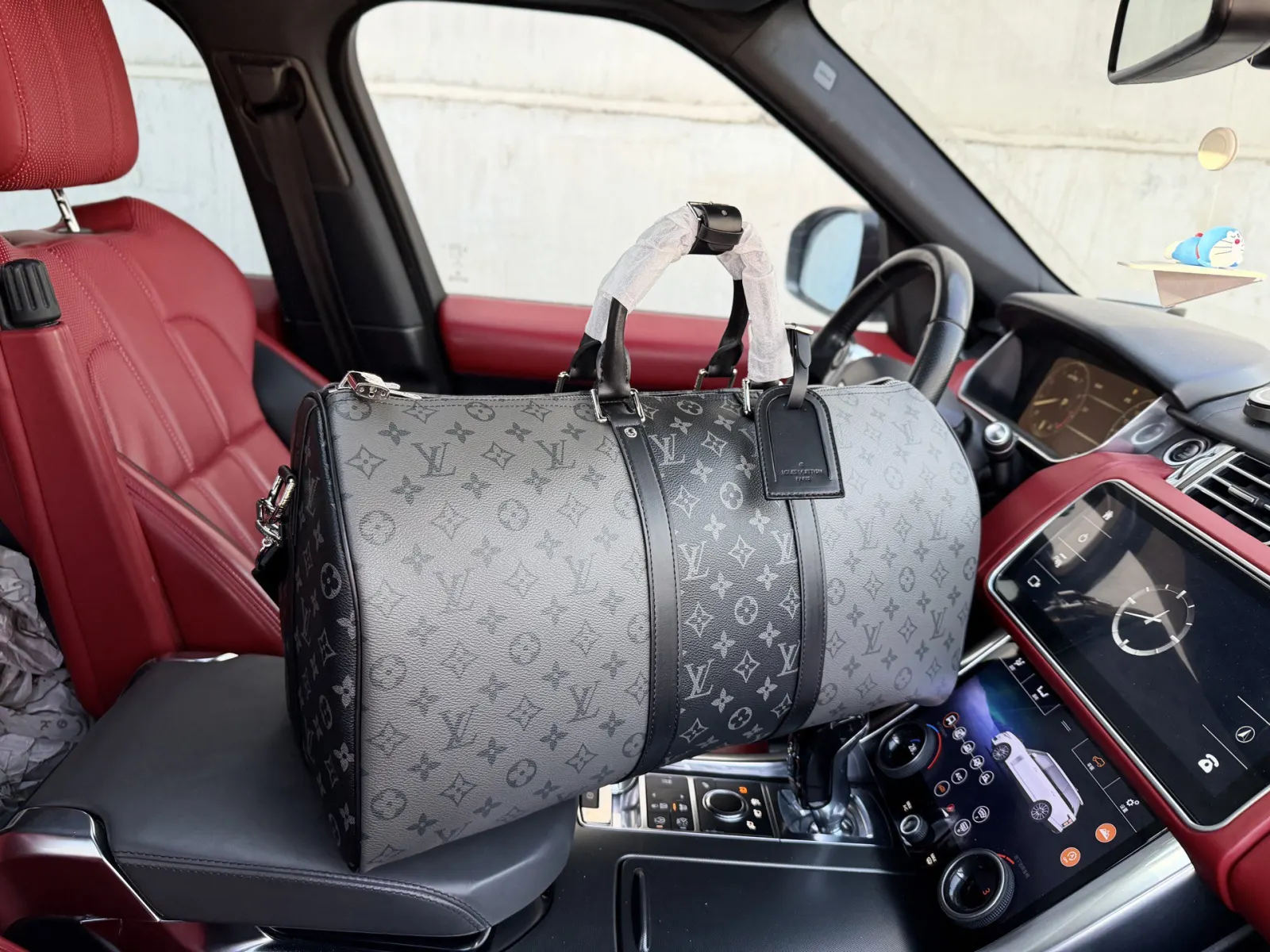 LV Keepall 老花 拼色 牛皮 旅行袋 大容量旅行款