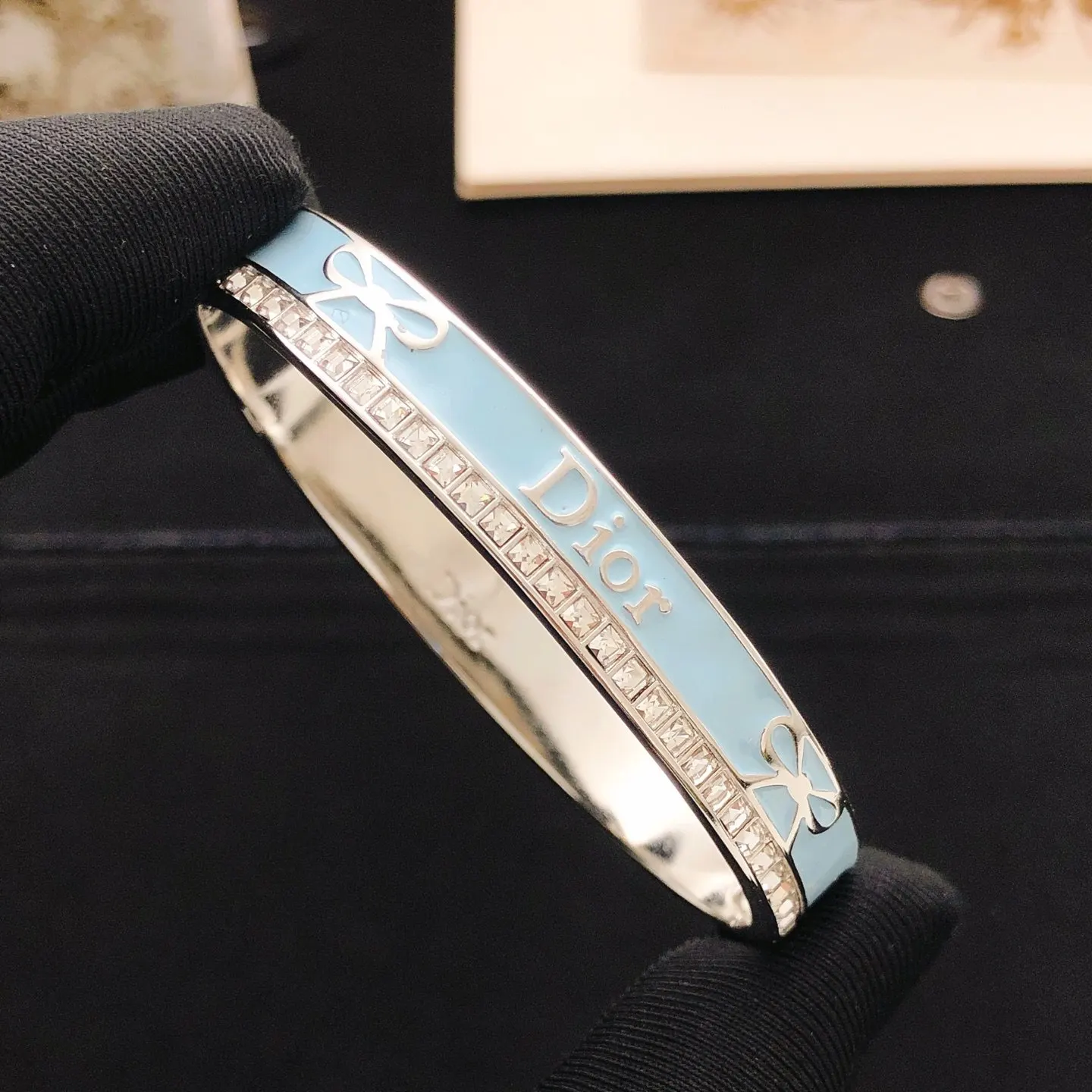 Dior 藍色 手鐲 精致腕饰款