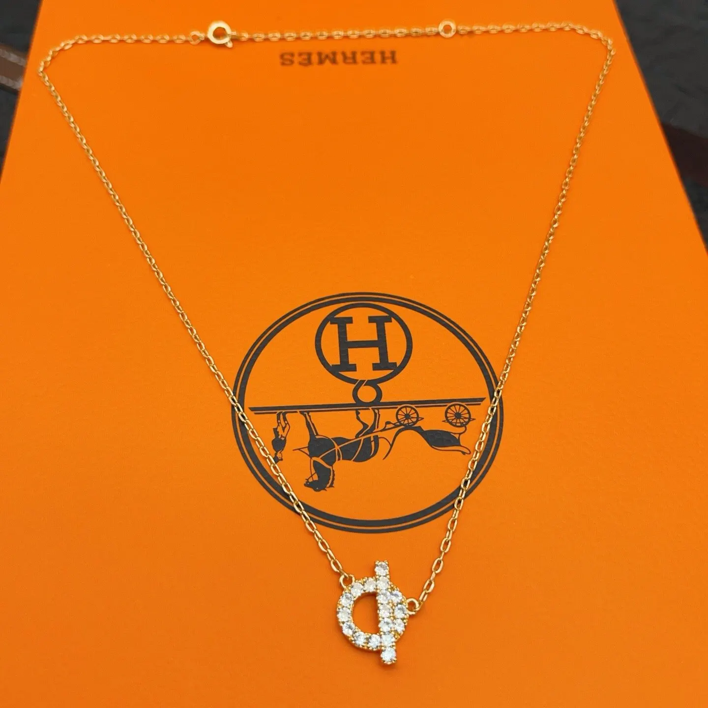 Hermes Roulis 金色 斜背包 經典款
