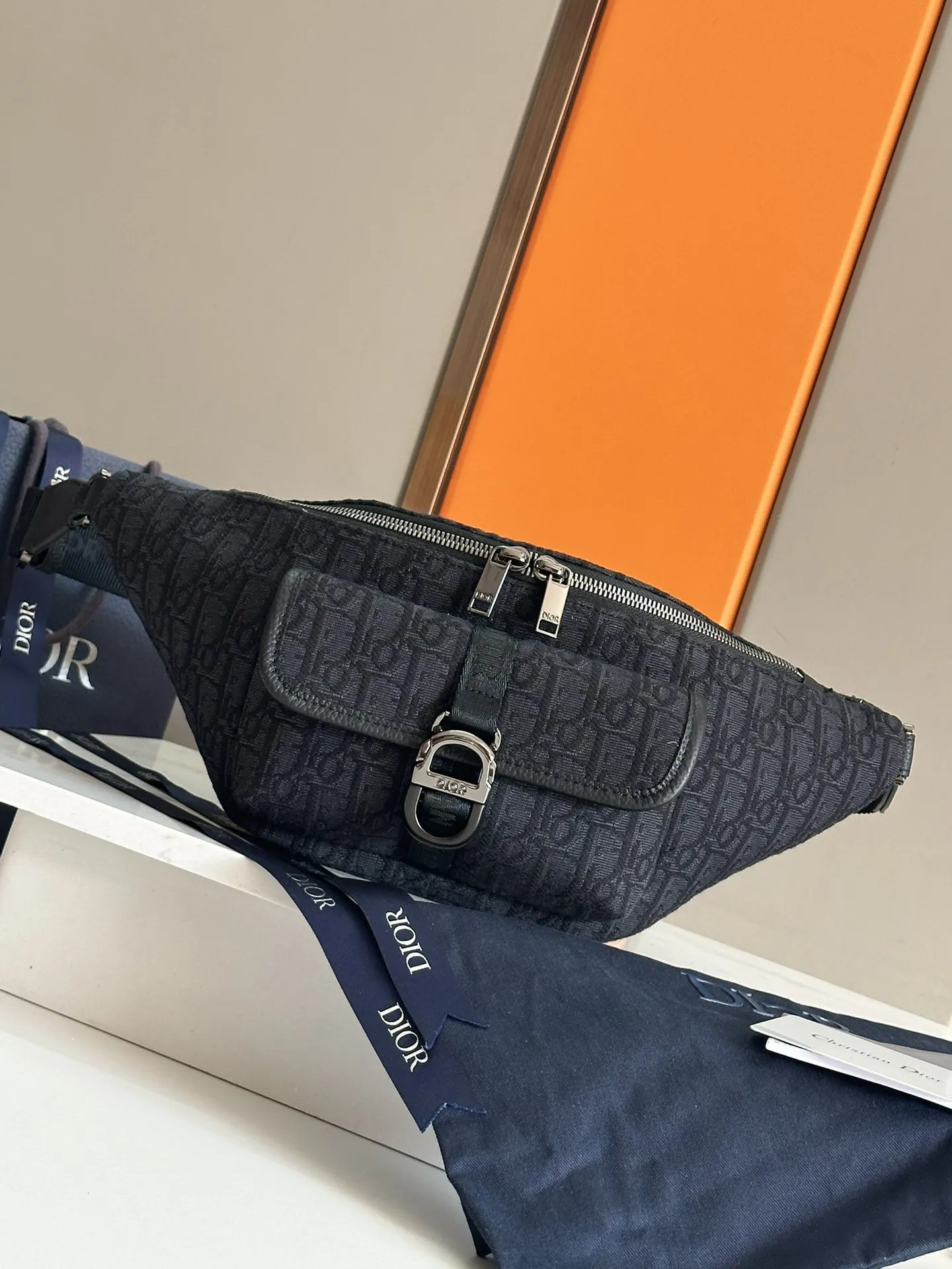 Black Belt Bag Casual Fashion Leather