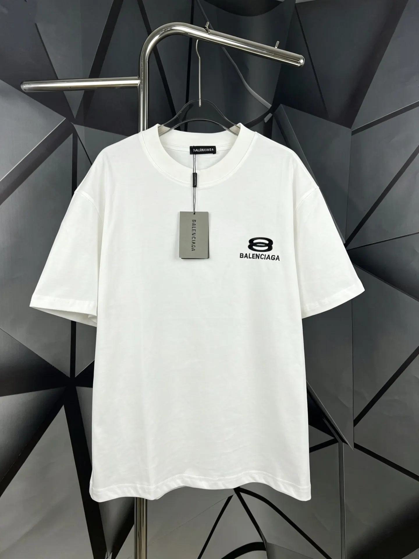Balenciaga 26SS 刺繡 純棉 短袖T恤 街頭休閒款