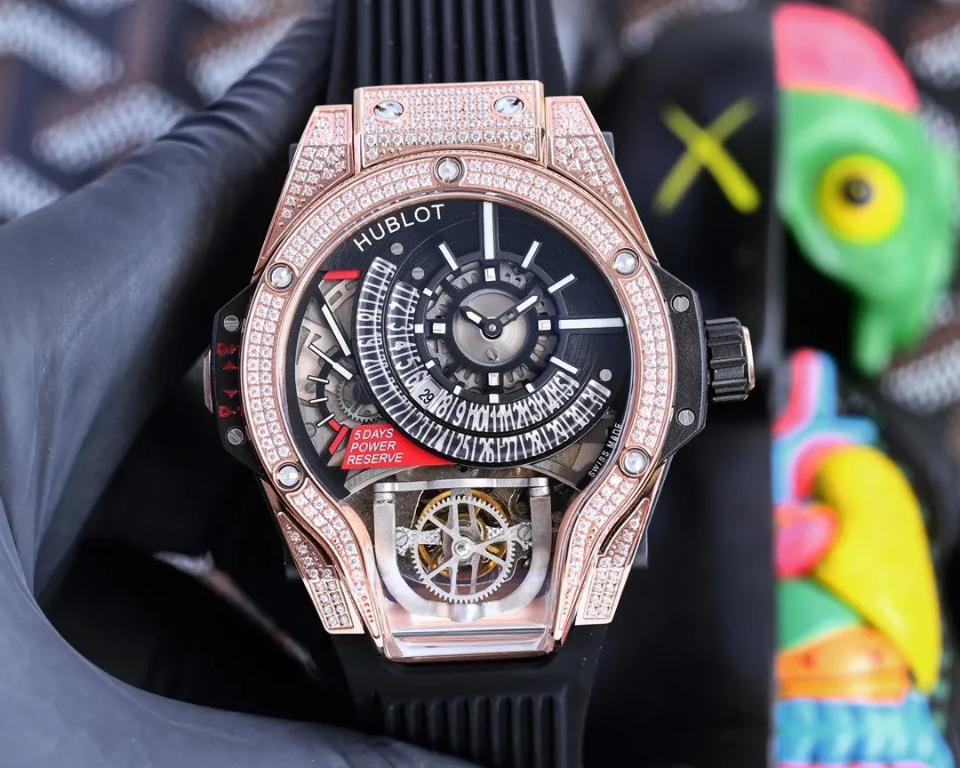 紅色 批 恒 宝 HUBLOT 魔兽MP系列 手錶 經典腕表款