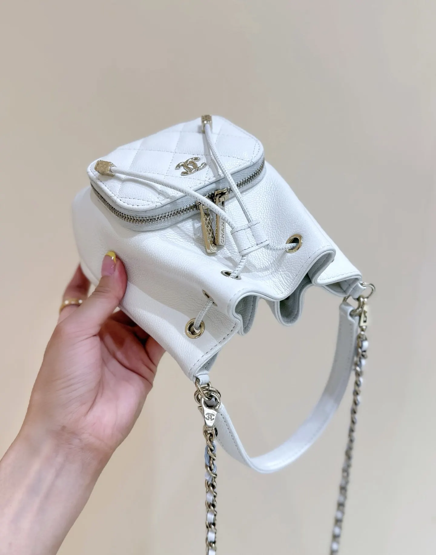Bucket Bag Casual Leather
