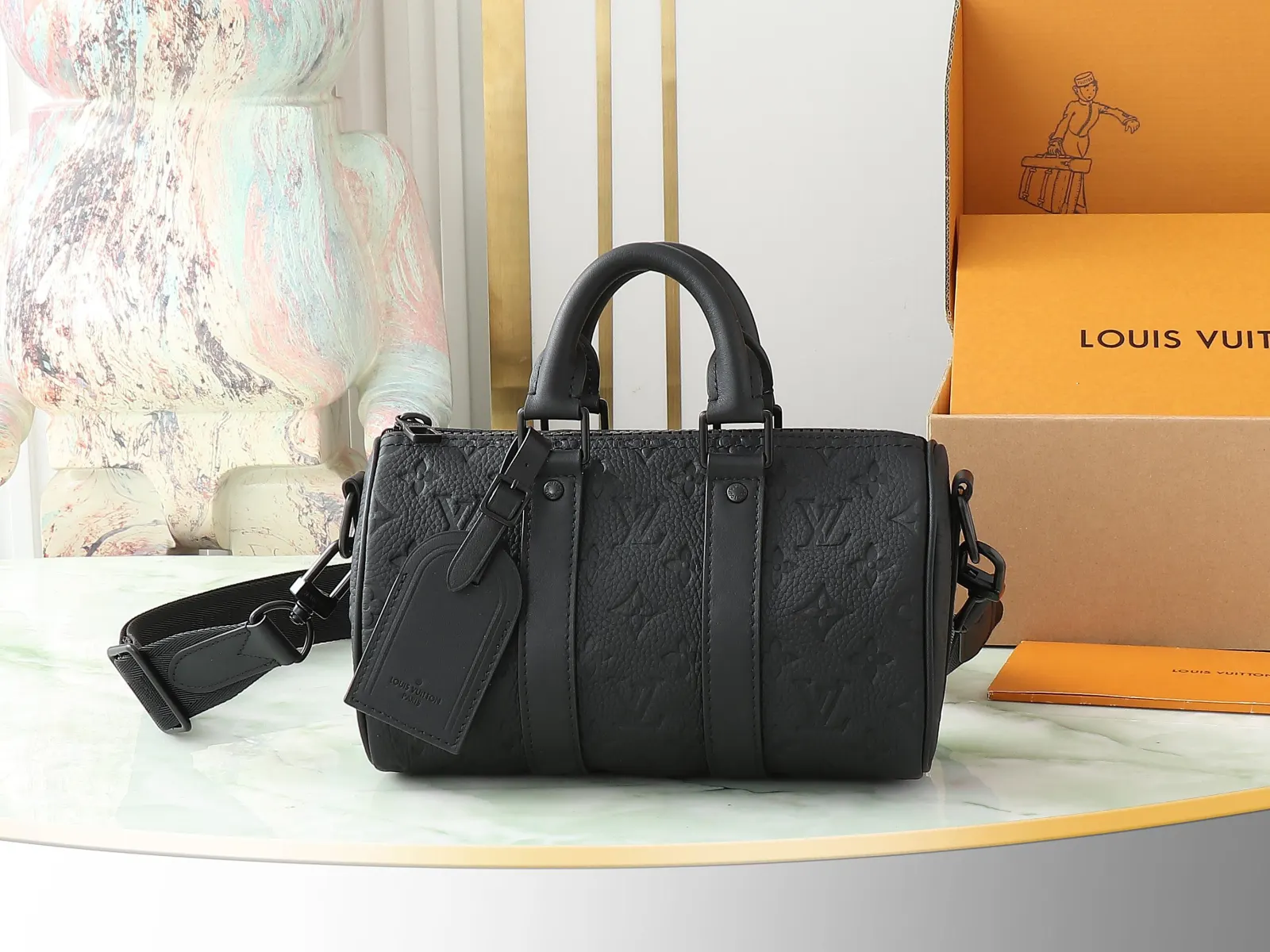 LV Keepall 黑色 旅行袋 大容量出行款