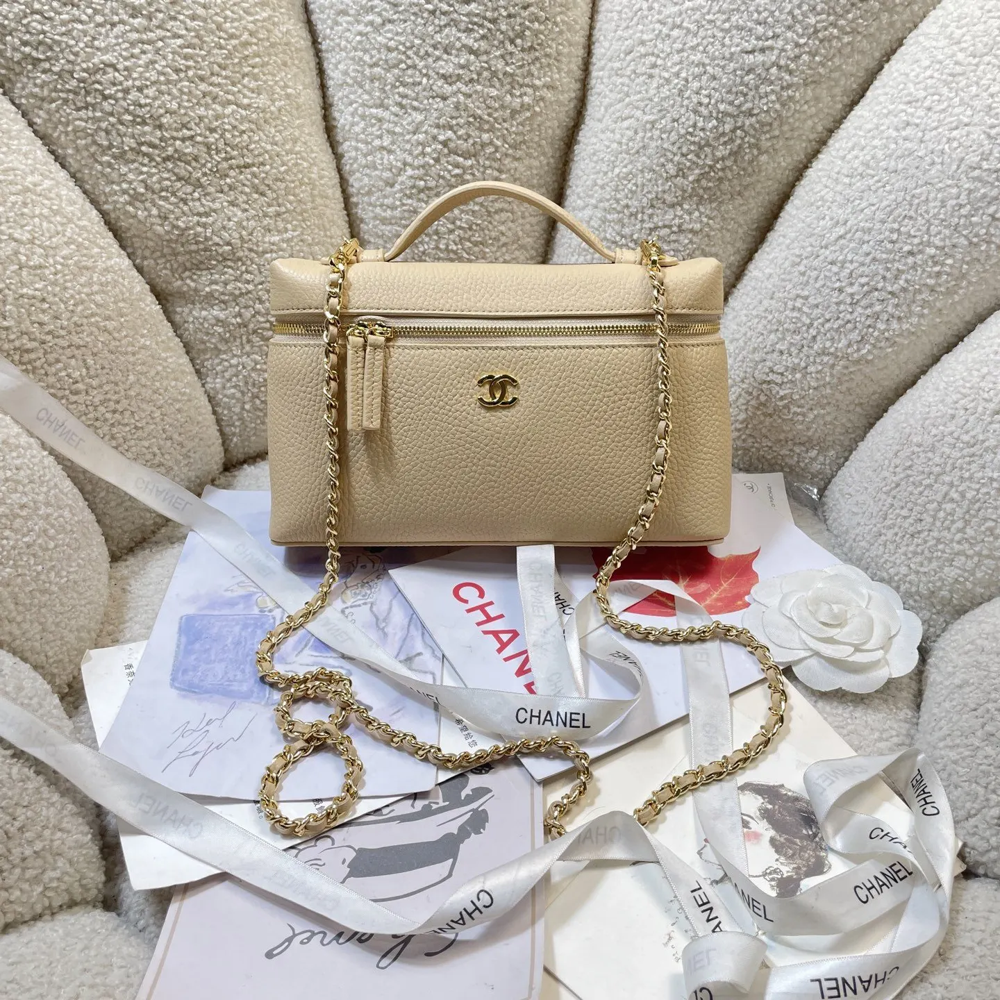 Cosmetic Pouch Premium Leather