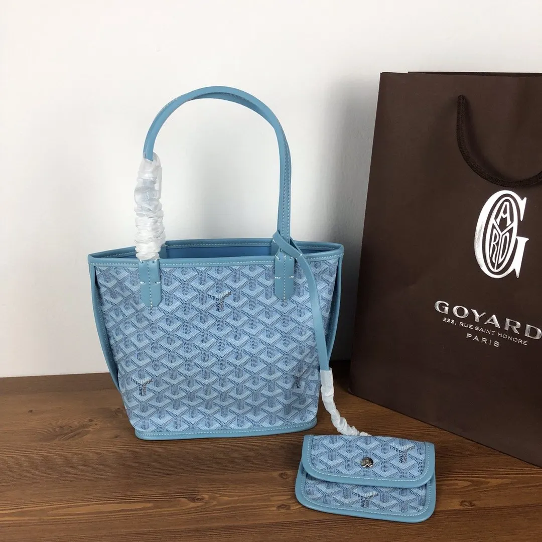 Goyard 双面对花mini购物袋多色低调又經典的Y字花纹 非常 旅行袋 大容量旅行款
