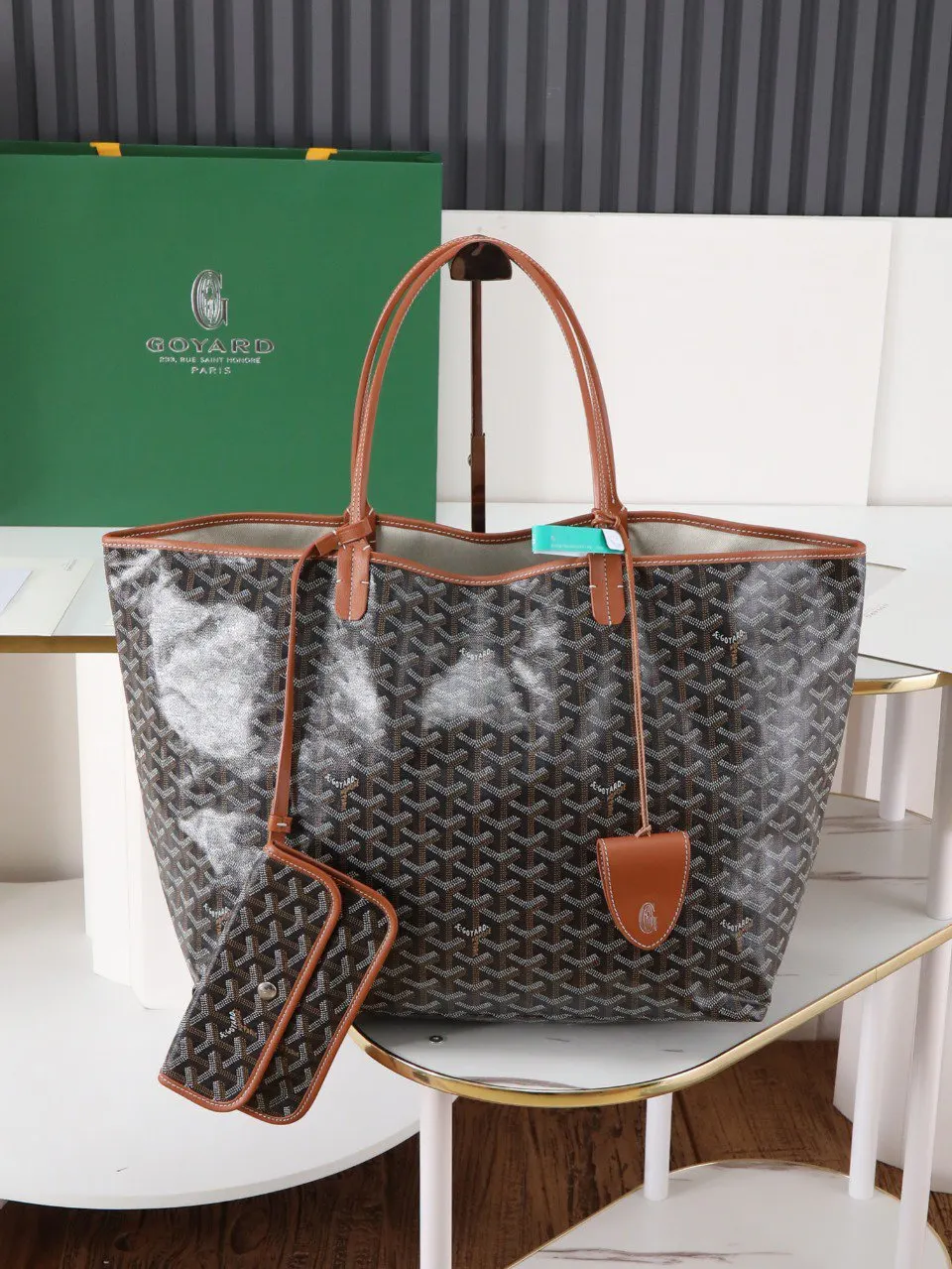 Goyard 帆布 腋下包 復古腋下背款