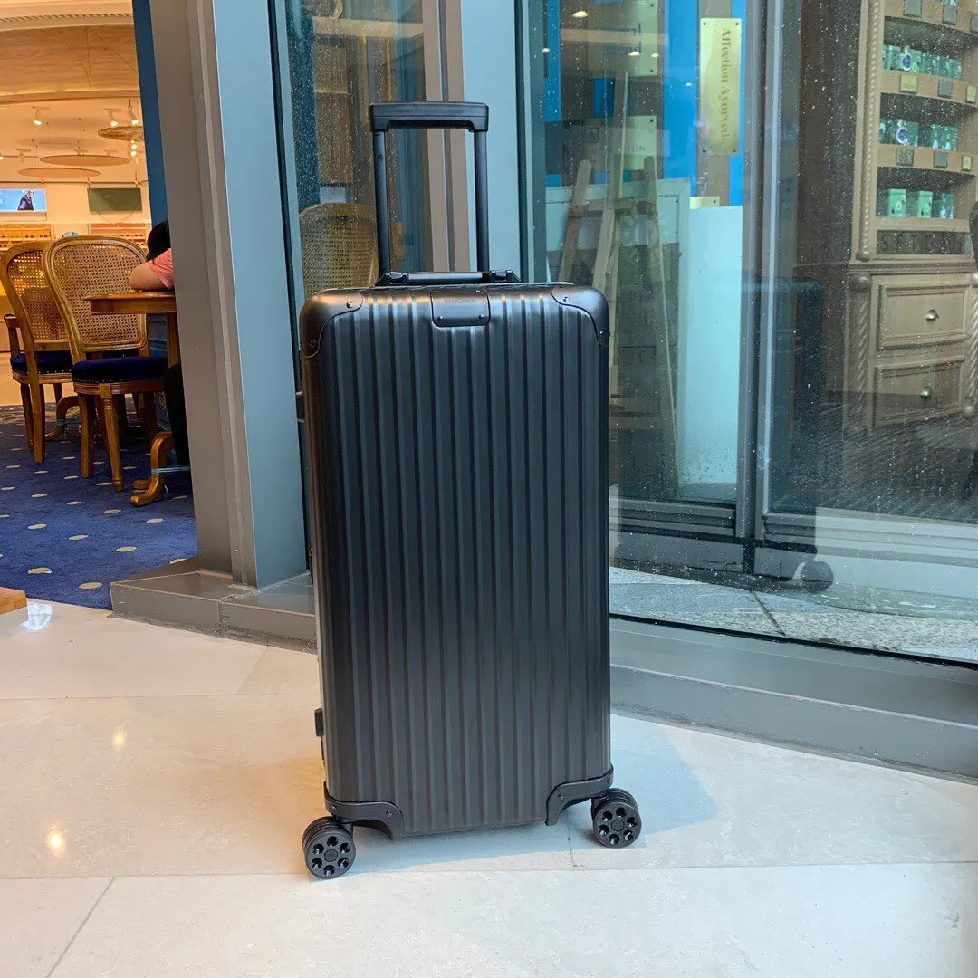 黑色 銀色 日默瓦rimowa運動版鋁合金 无极变速弹跳拉杆 德 行李箱 旅行拉杆款 輕便出行款
