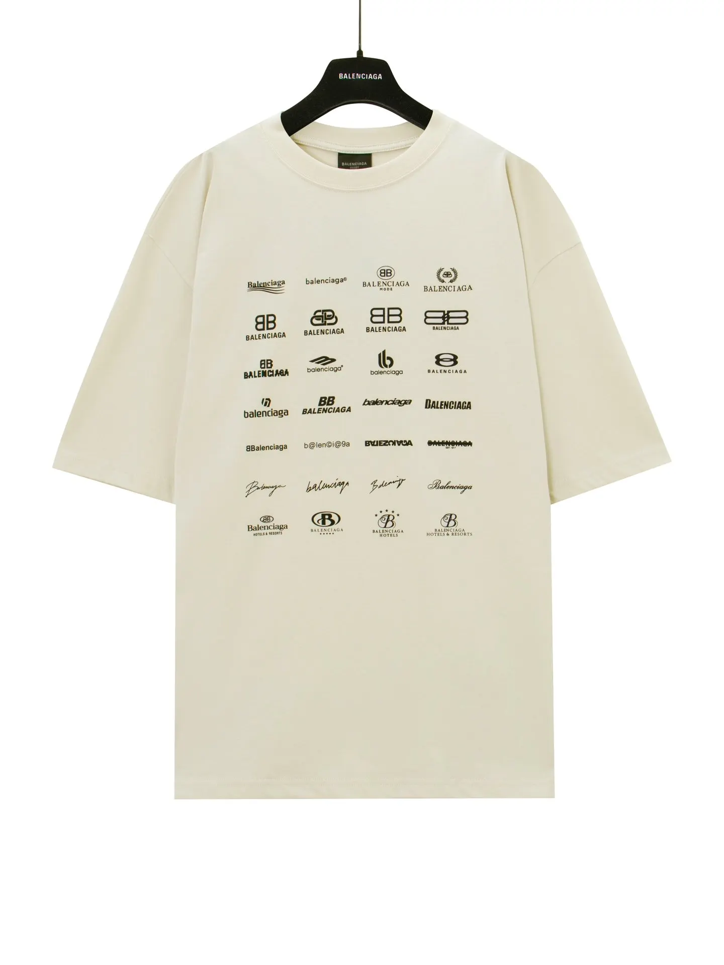 Balenciaga Logo Short Sleeve T-Shirt Street Casual