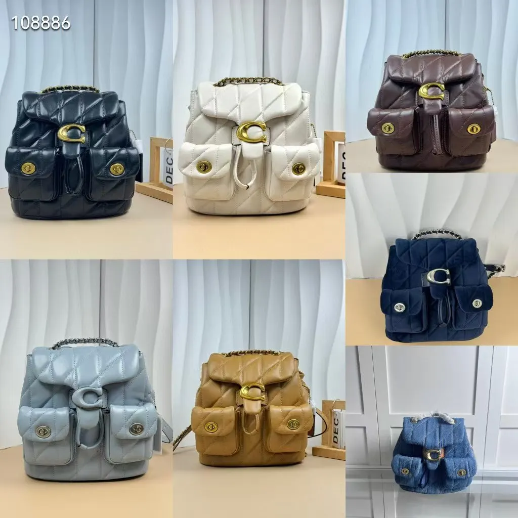 Coach 羊皮 雙肩包 經典tabby 实用雙肩款