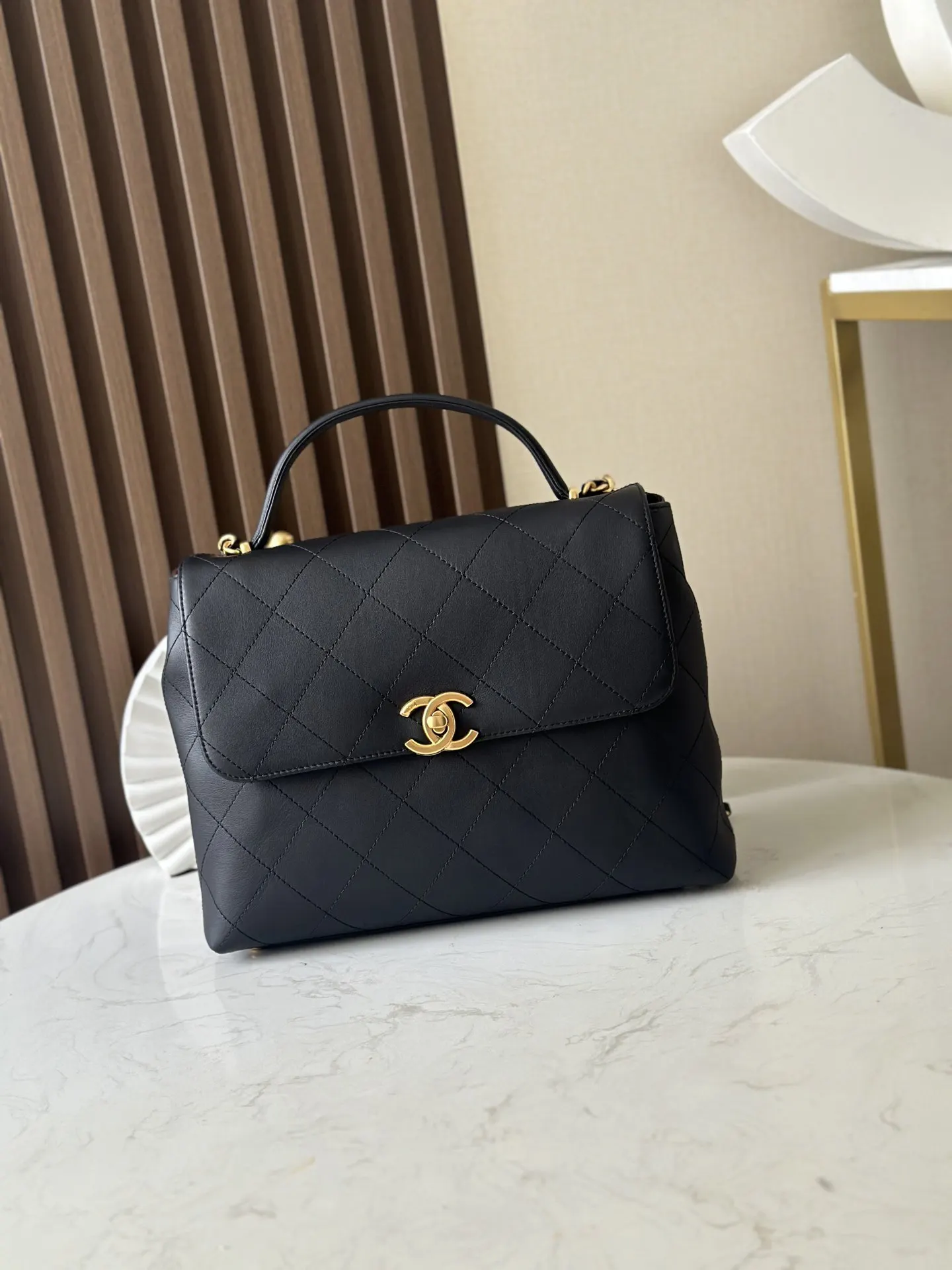 CHANEL 小牛皮公文包 手提斜挎