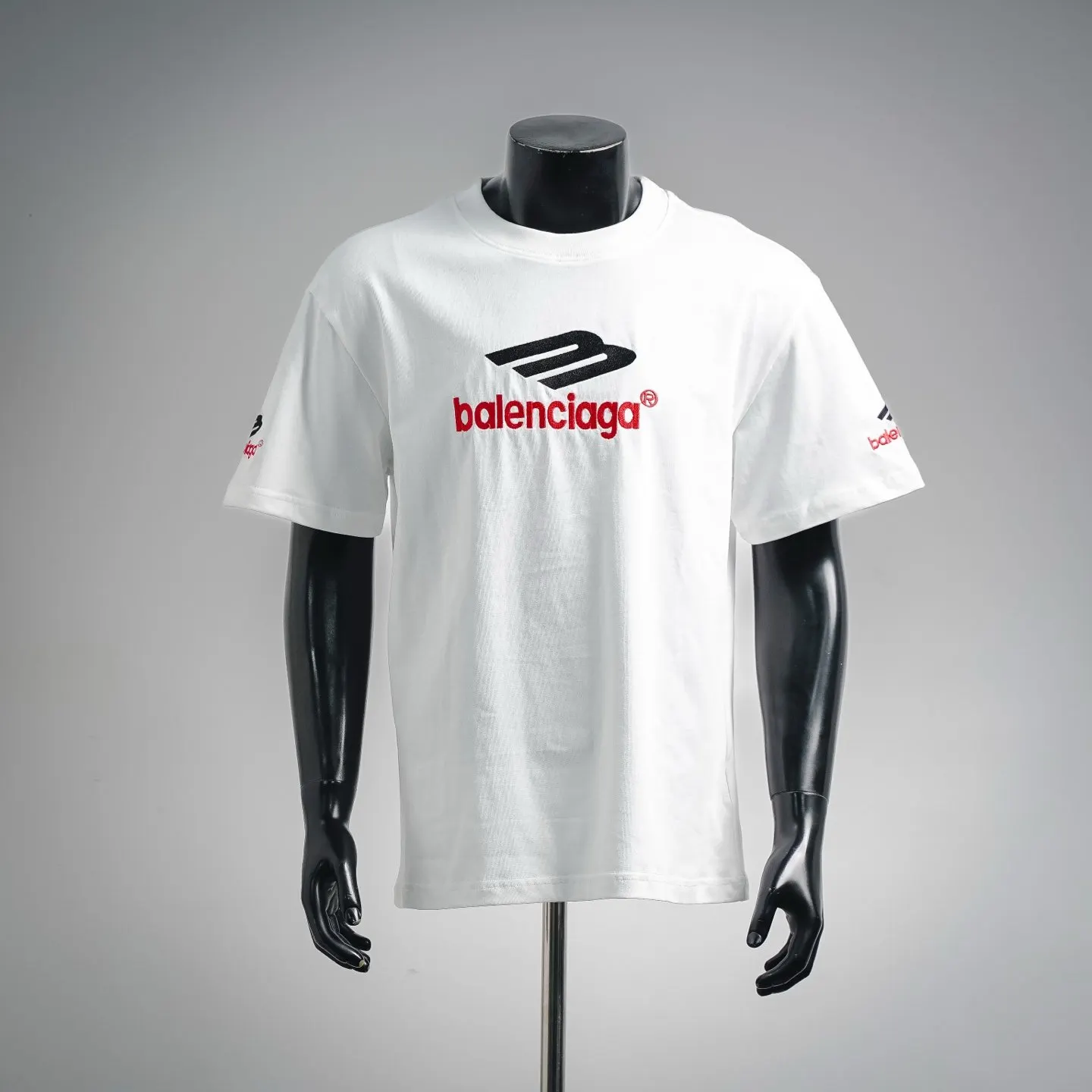 Balenciaga 純棉 Logo 短袖T恤 街頭休閒款