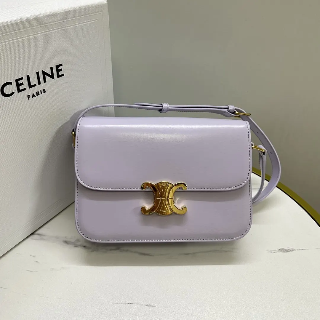 Celine Triomphe 牛皮 斜背包 輕便斜挎款