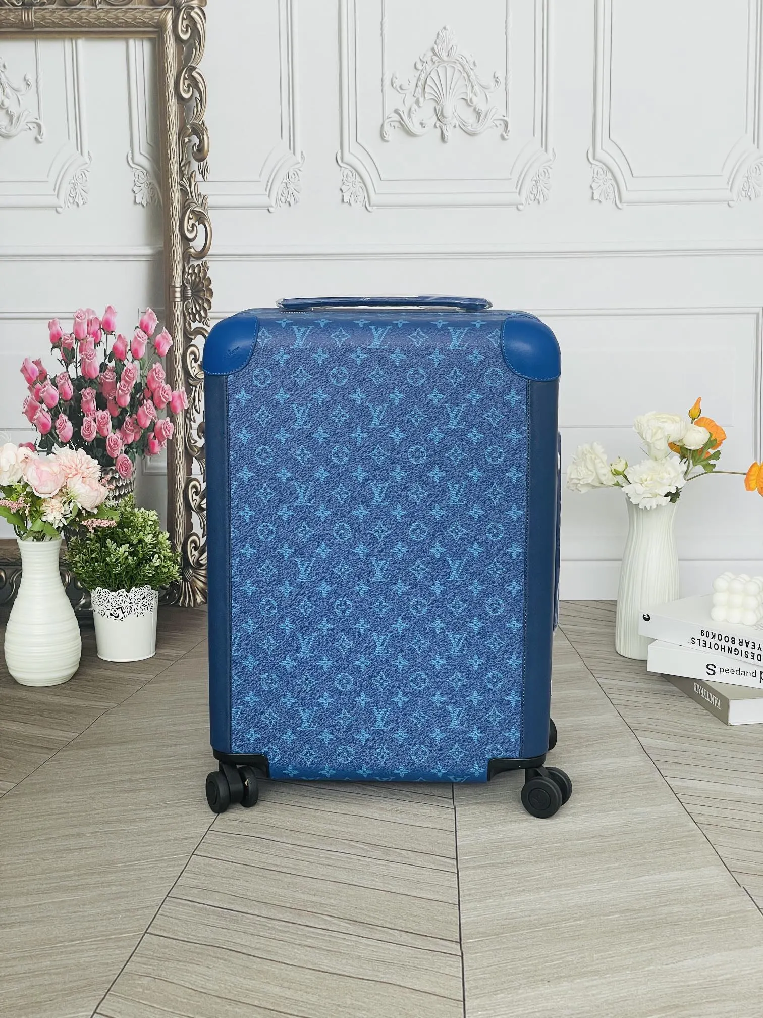 LV 老花 帆布 行李箱 旅行拉杆款 輕便出行款