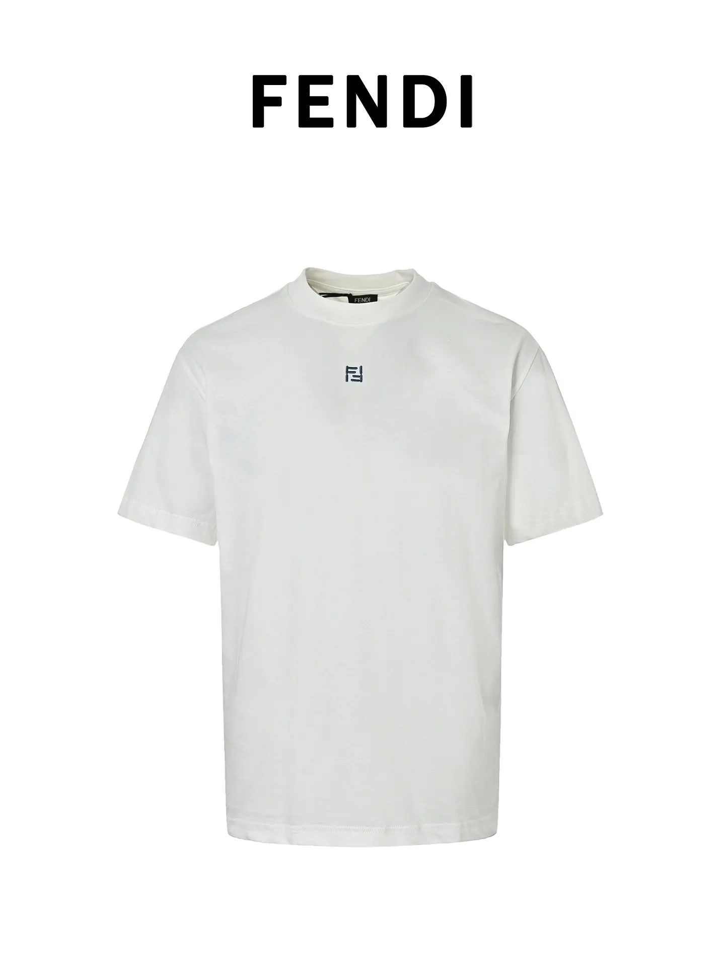 Fendi 刺繡 短袖T恤 日常百搭款(數字1) Fendi 刺繡 短袖T恤 日常百搭款(數字1)