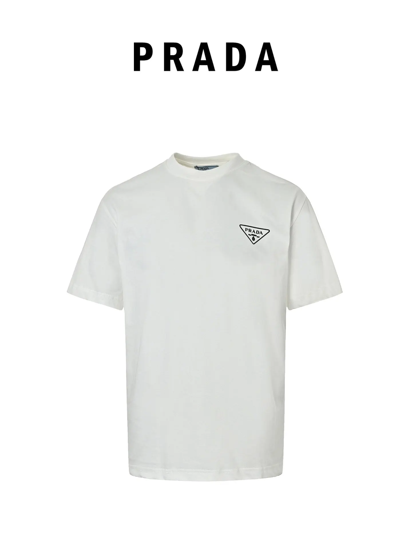 PRADA 三角标 字母 短袖T恤 休閒百搭款