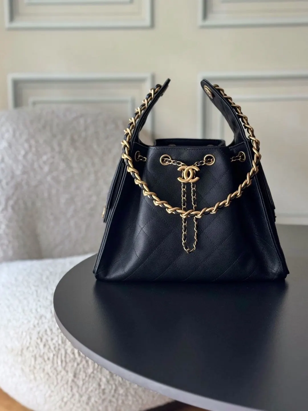 CHANEL Hobo 背景～区别于市场普通货 法国 腋下包 復古腋下背款
