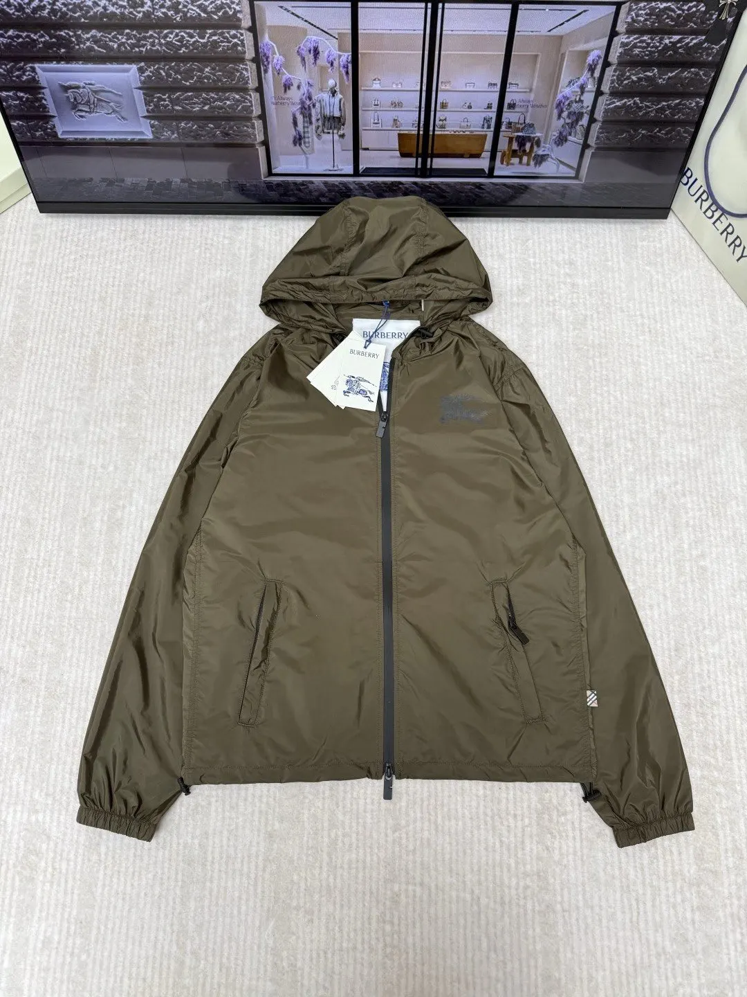 Burberry 印花 尼龙 外套 通勤休闲款