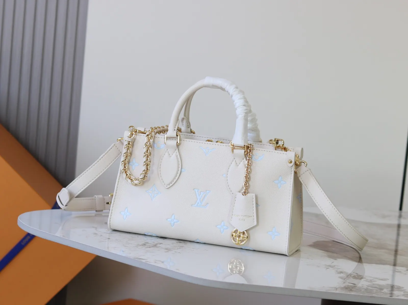 Blue Chain Bag
