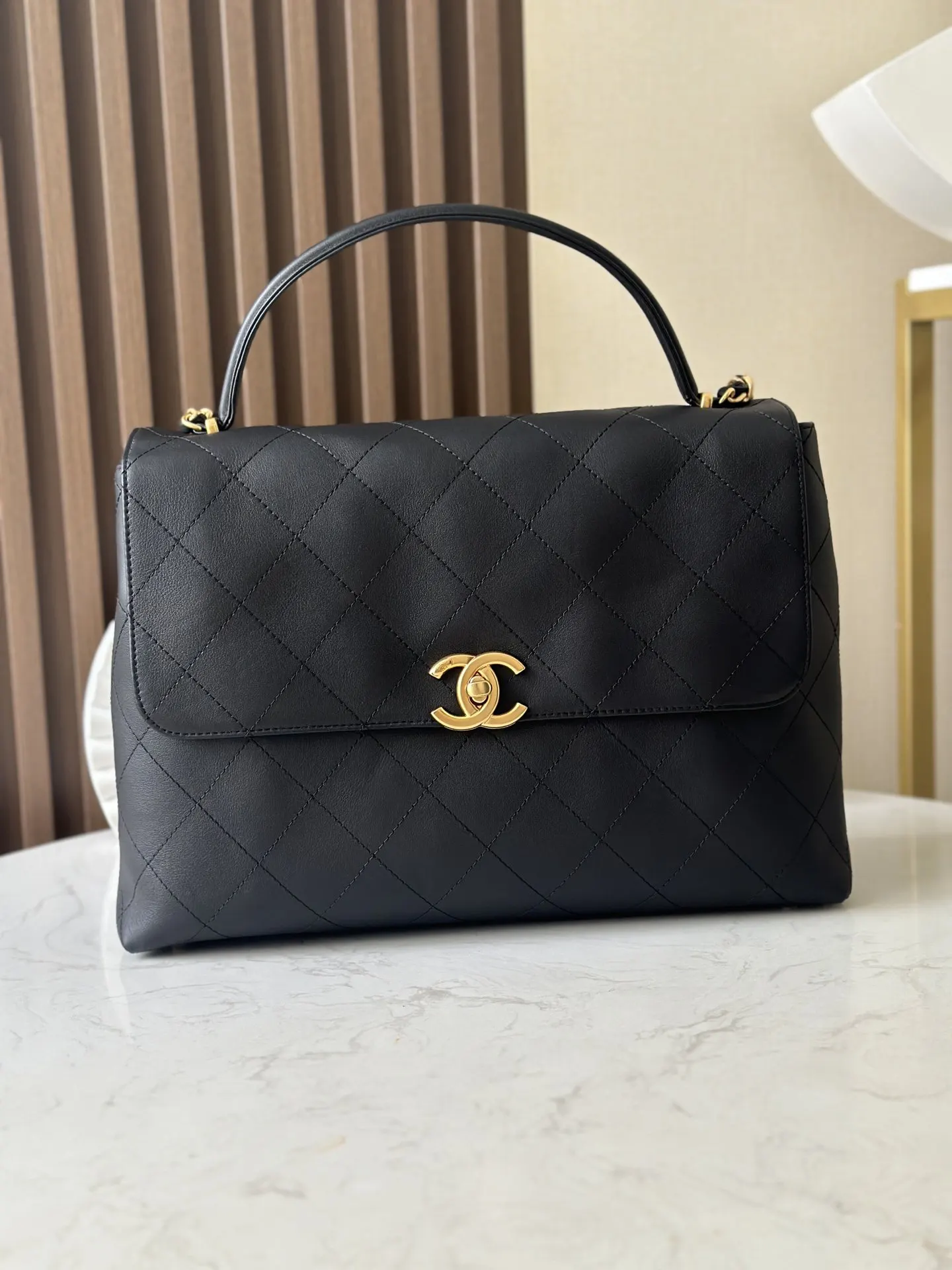 CHANEL 小牛皮公文包 手提斜挎