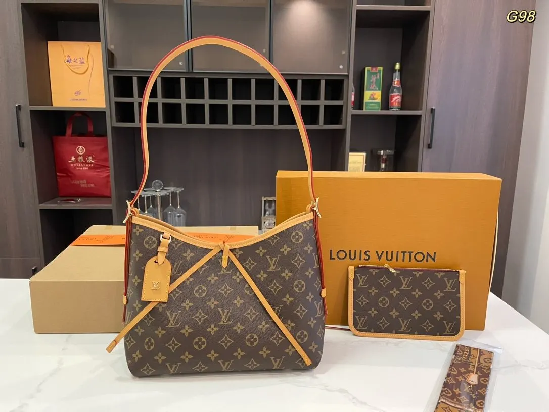 LV CarryAll 帆布 手拿包 精致手拿款