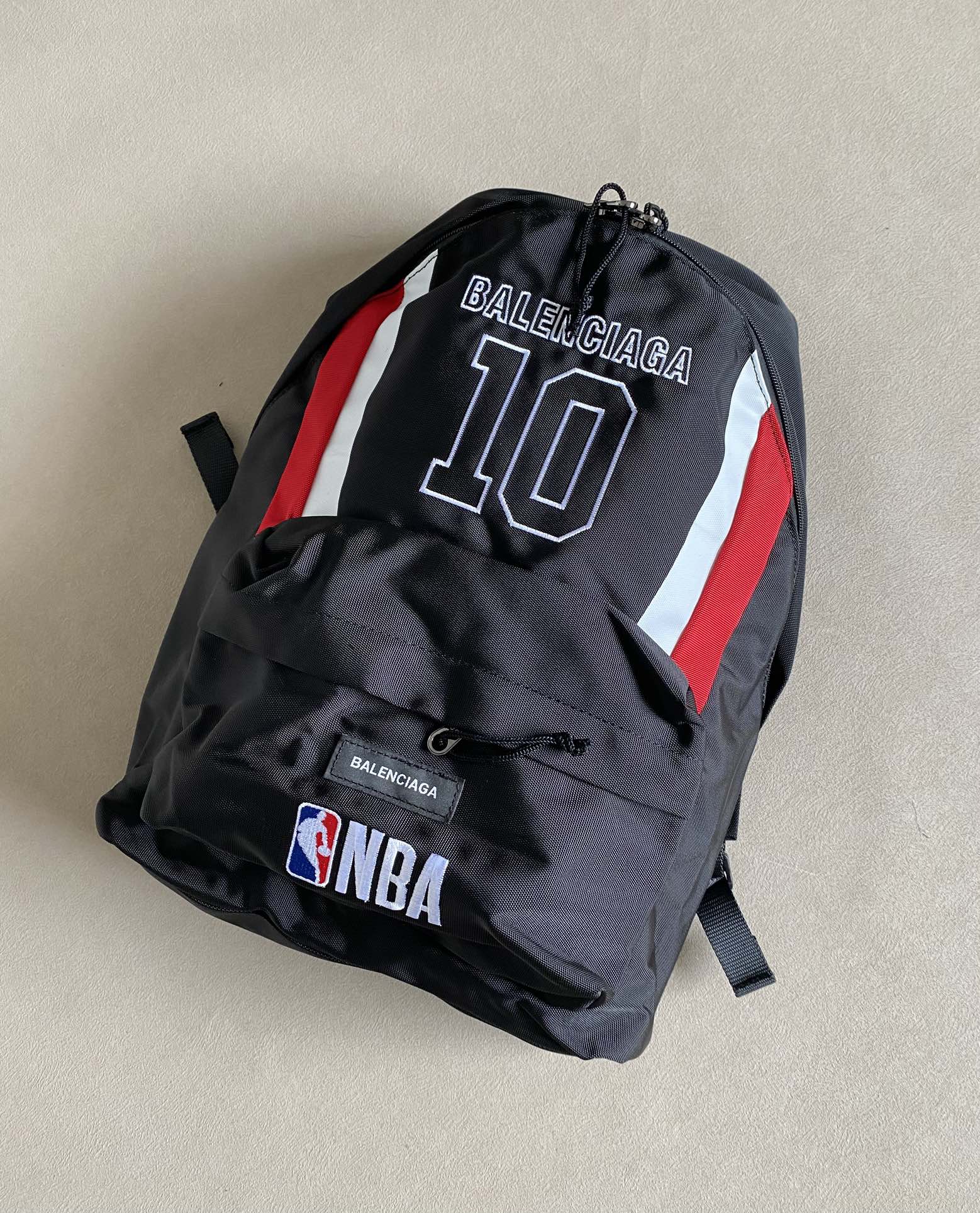 Balenciaga 黑色 帆布 雙肩包 实用雙肩款