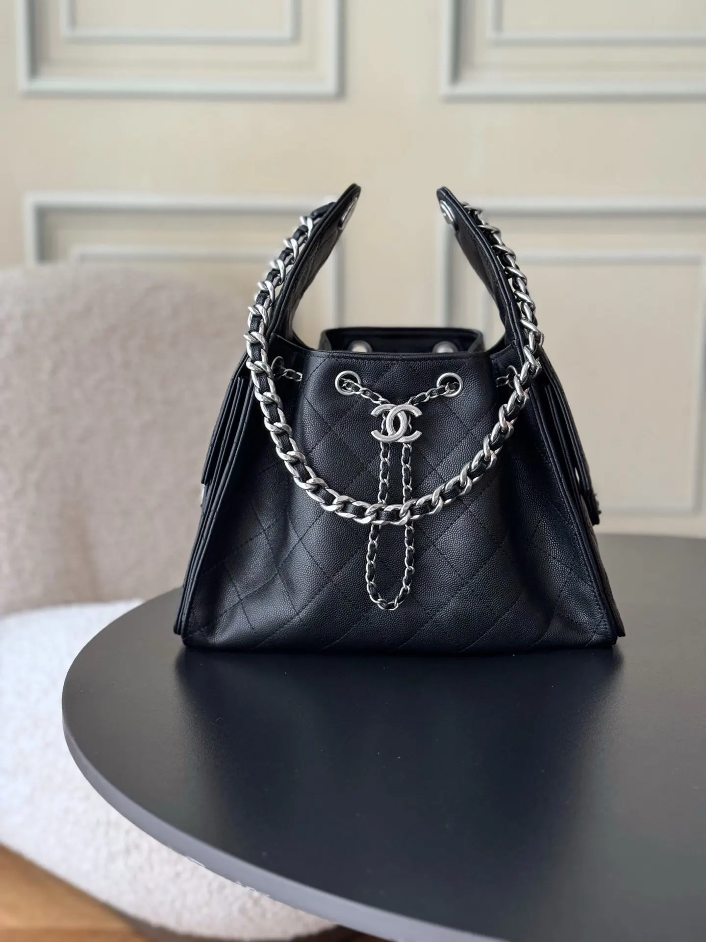 CHANEL Hobo 牛皮 腋下包 復古腋下背款