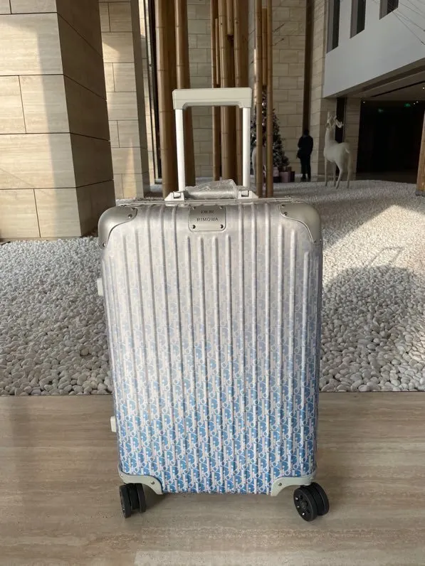Dior 黑色 藍色 拉杆箱旅行箱登机箱行李箱 D家 rimow 日默w 旅行拉杆款 輕便出行款
