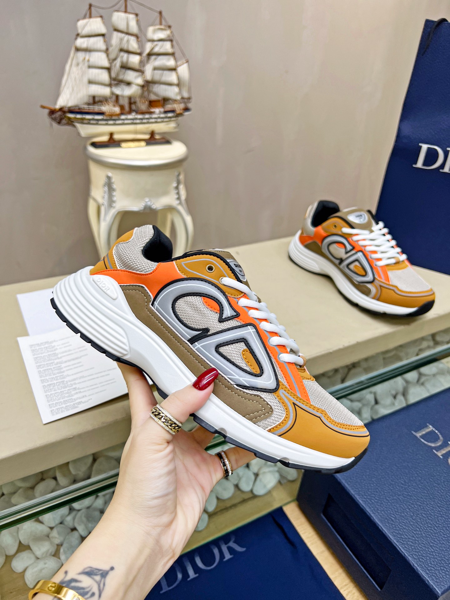 Dior B30 黑色 運動鞋 休閒百搭款