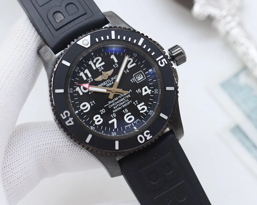 帆布 百 灵 Breitling 复仇者系列 全自动机械 手錶 經典腕表款