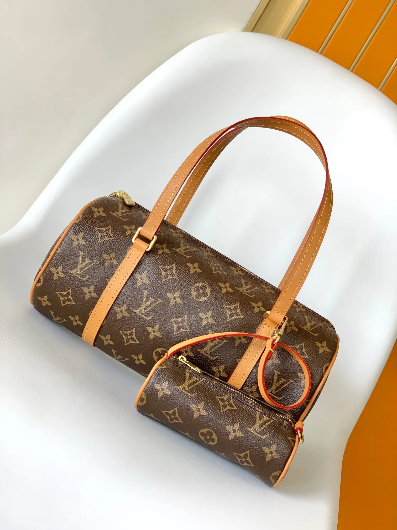 LV 老花手袋 手提斜挎款