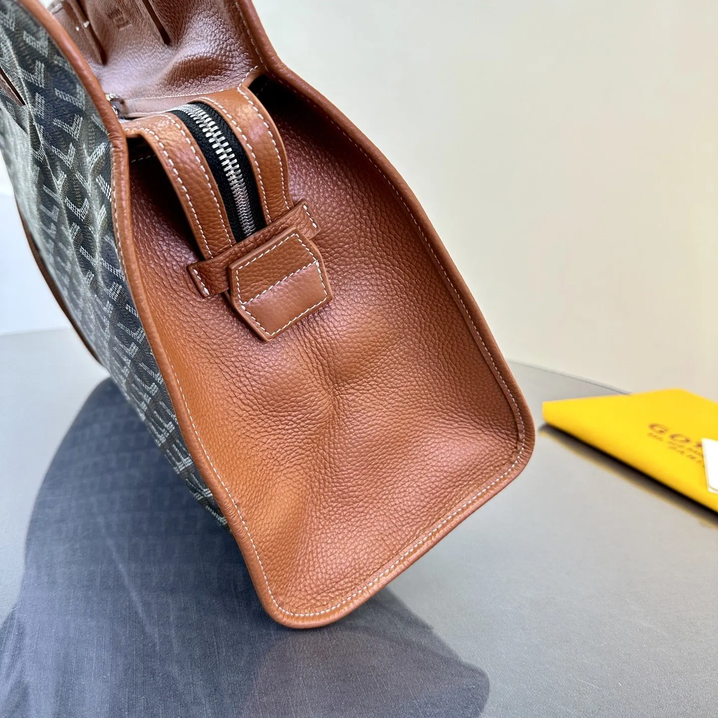 Top Handle Bag Commuter Leather