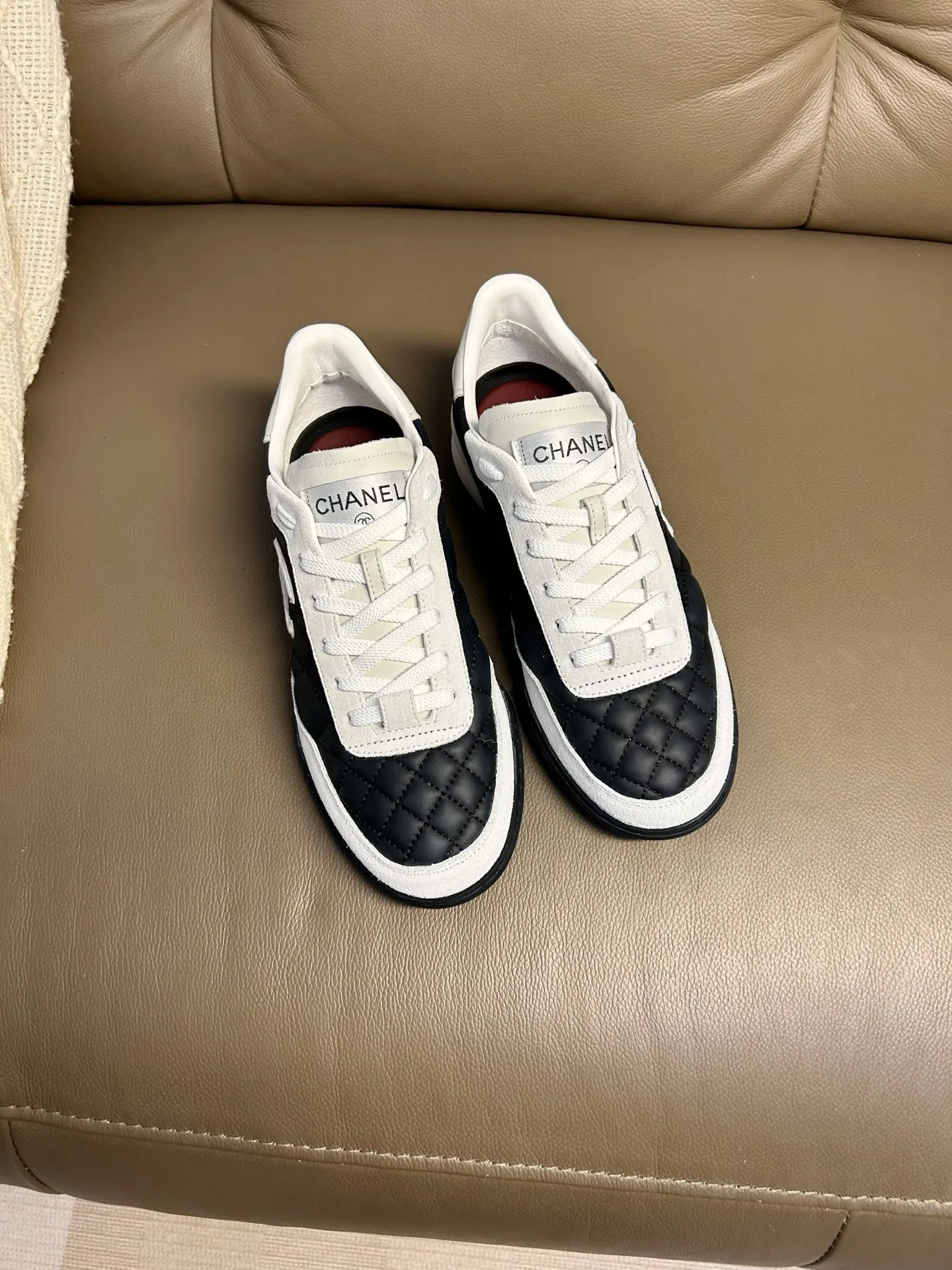 CHANEL sheepskin casual shoes
