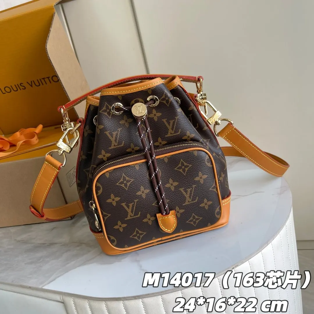 LV 帆布 水桶包 休闲水桶款