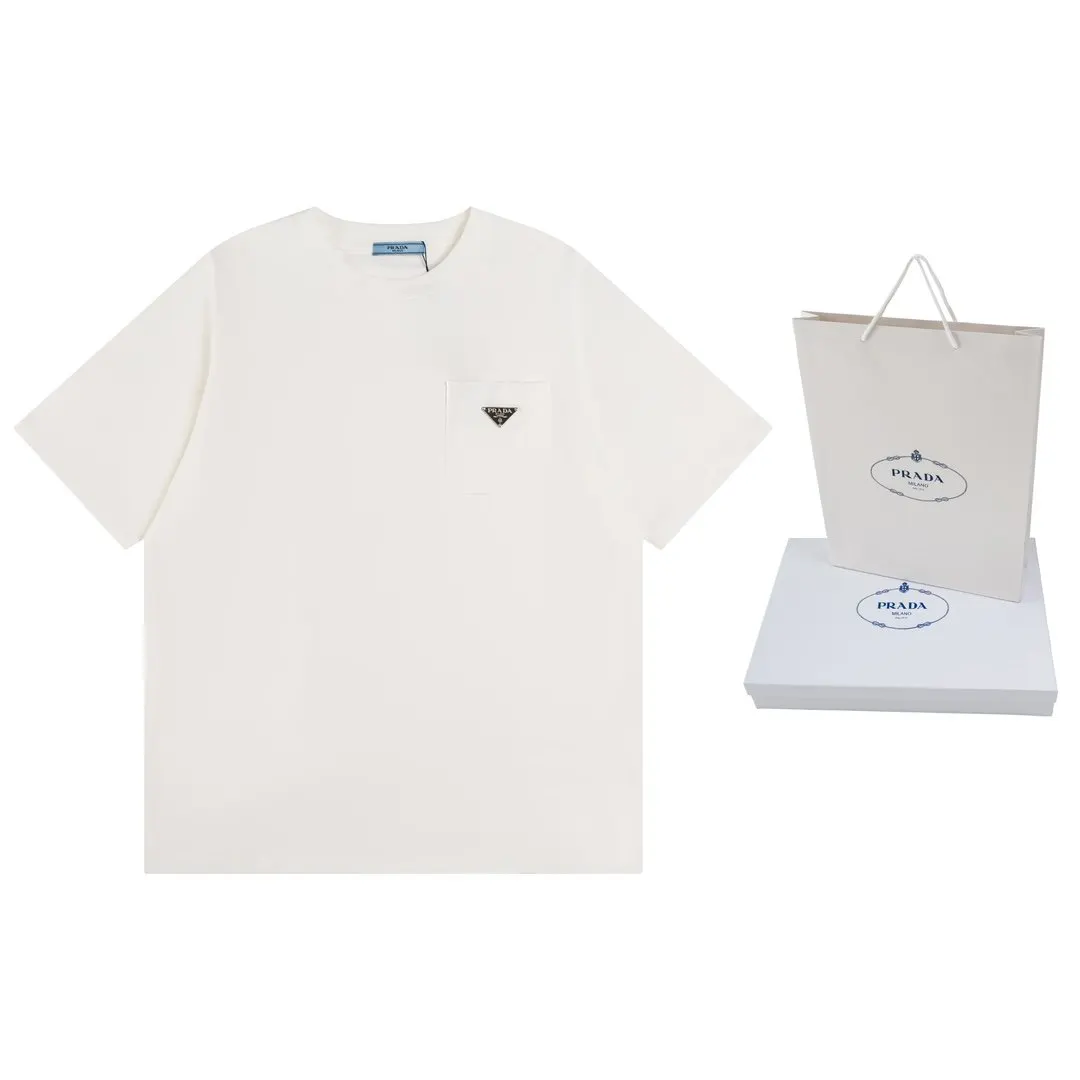 PRADA 三角标 純棉 短袖T恤 休閒百搭款