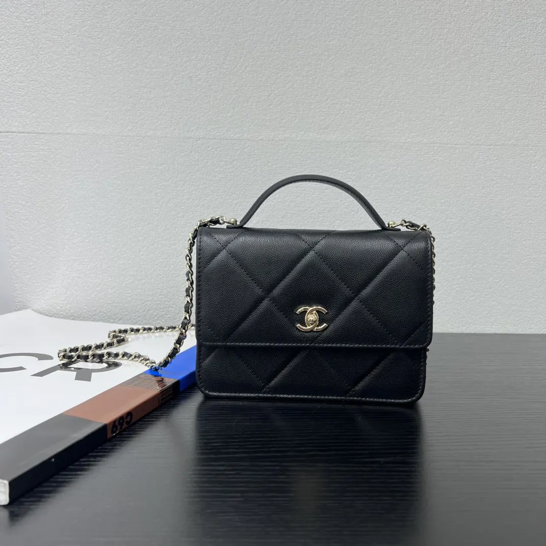 CHANEL 牛皮手提包 手提單肩