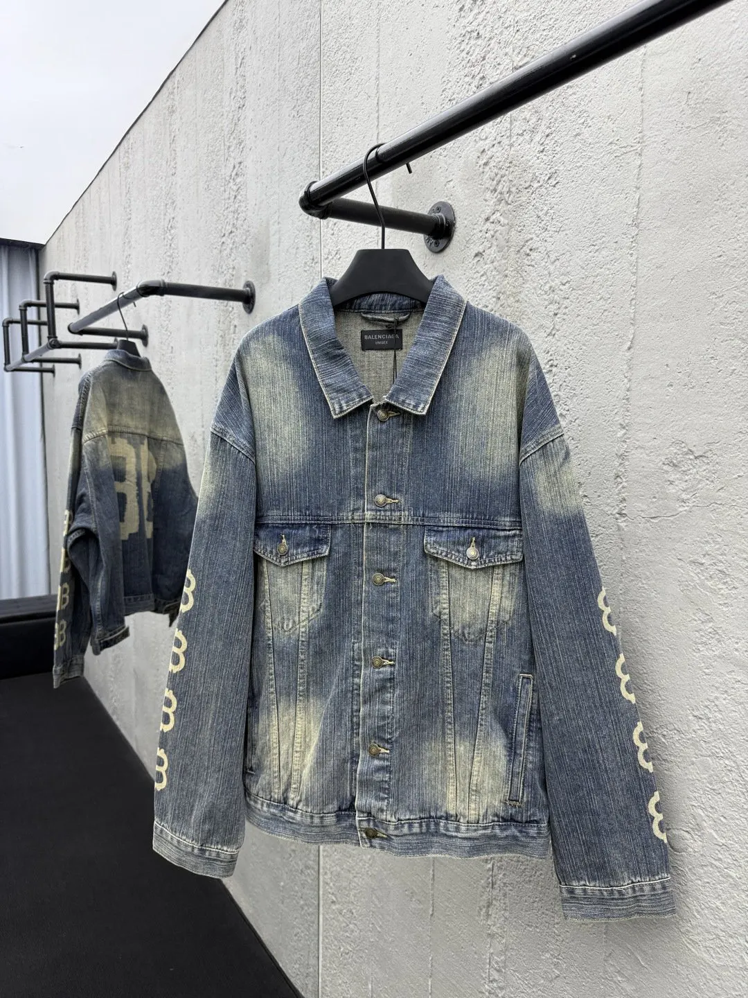 Balenciaga Logo Jacket Street Casual