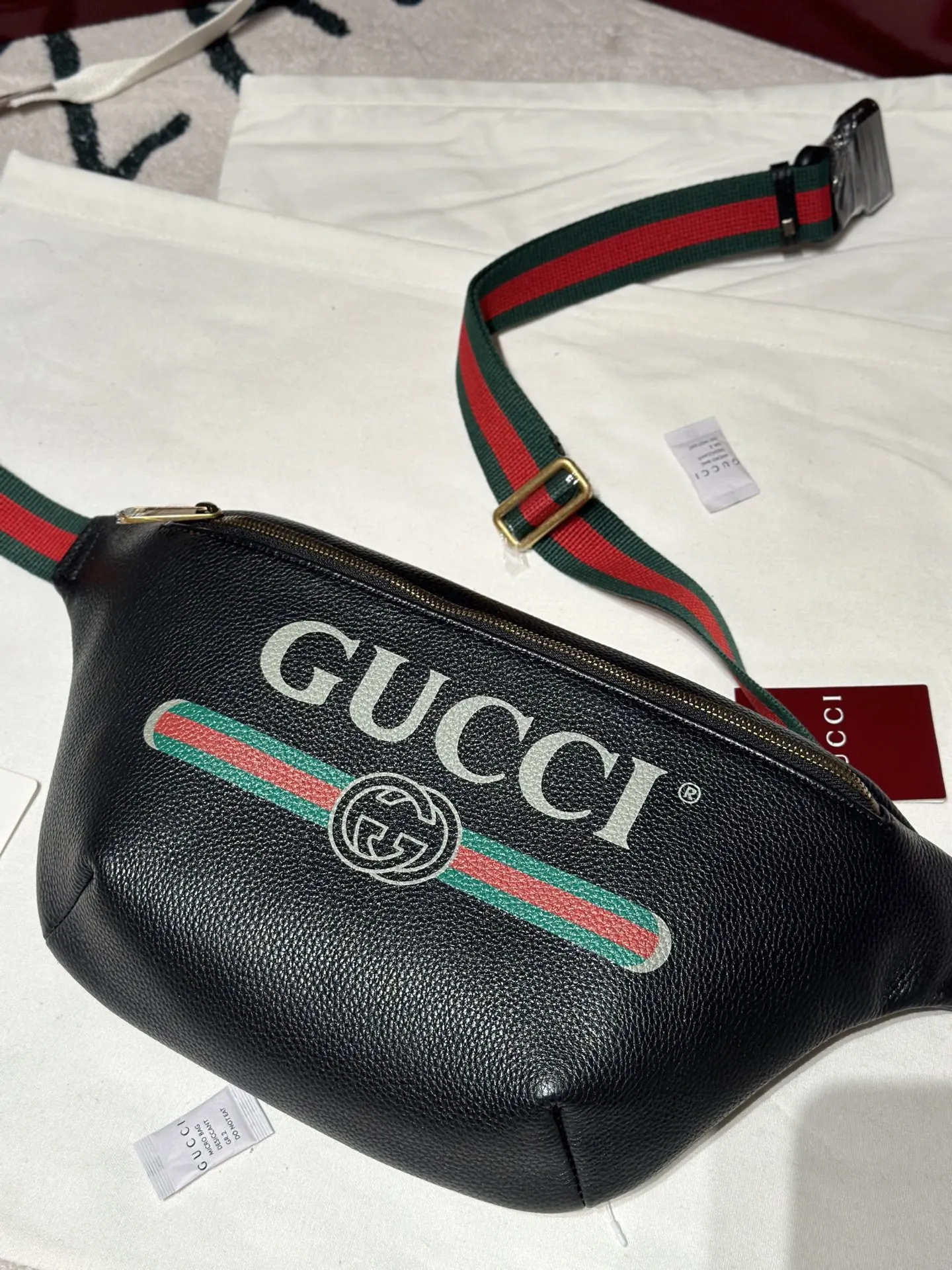 Gucci Black Belt Bag Casual